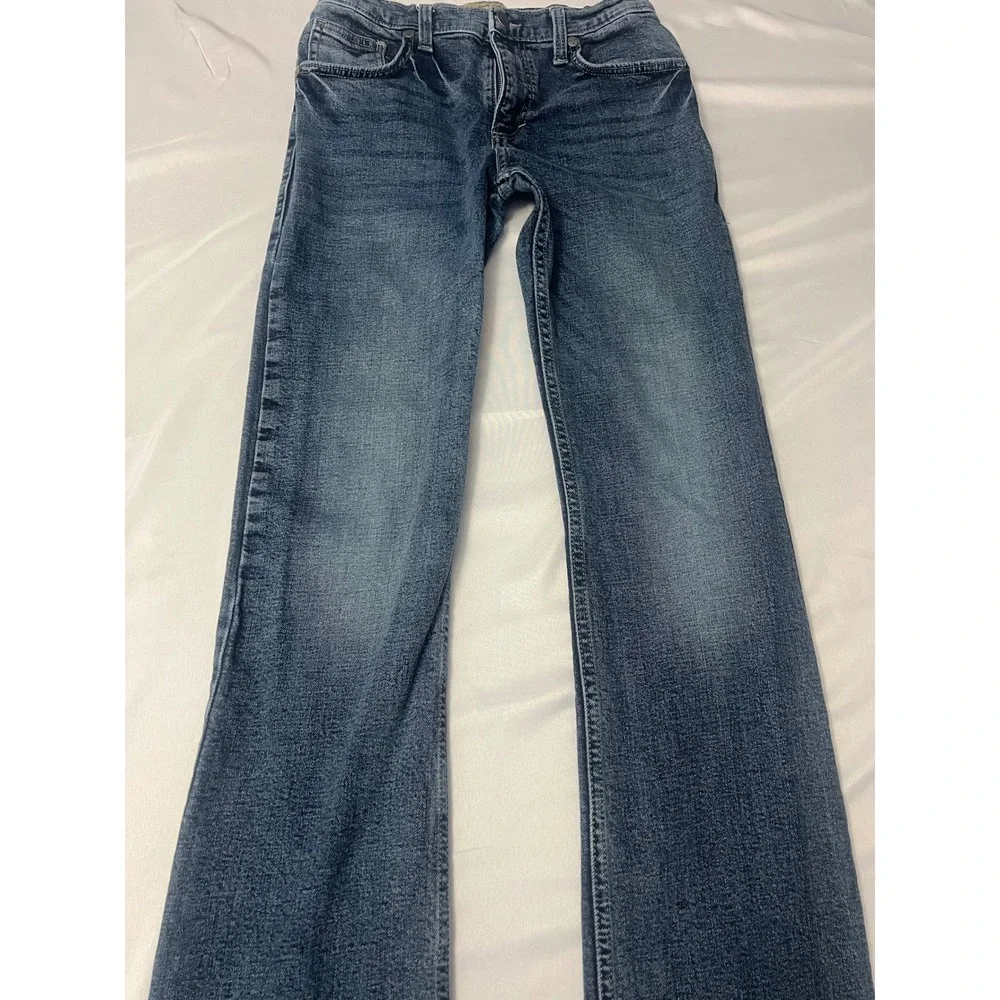 Wrangler 20X Boys Bootcut Jeans Size 16 Regular Stretch Medium Wash Western